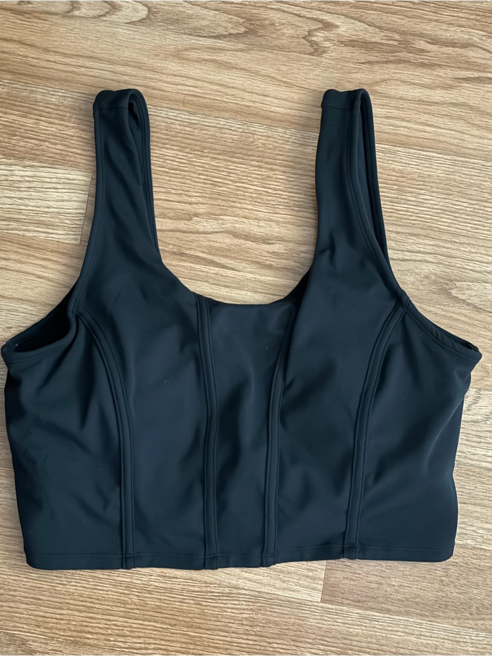 P'tula Black xl corset Supportive Crop Sports Bra